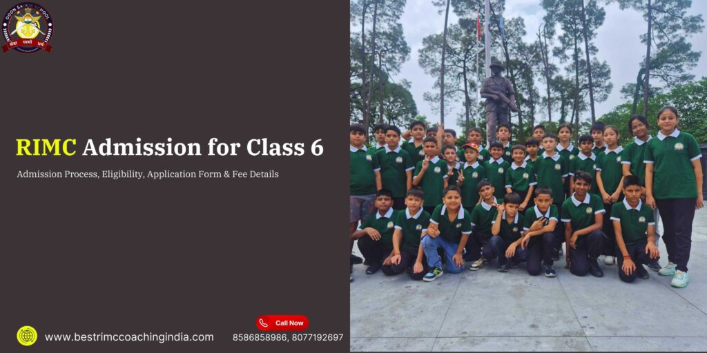 RIMC Admission for Class 6